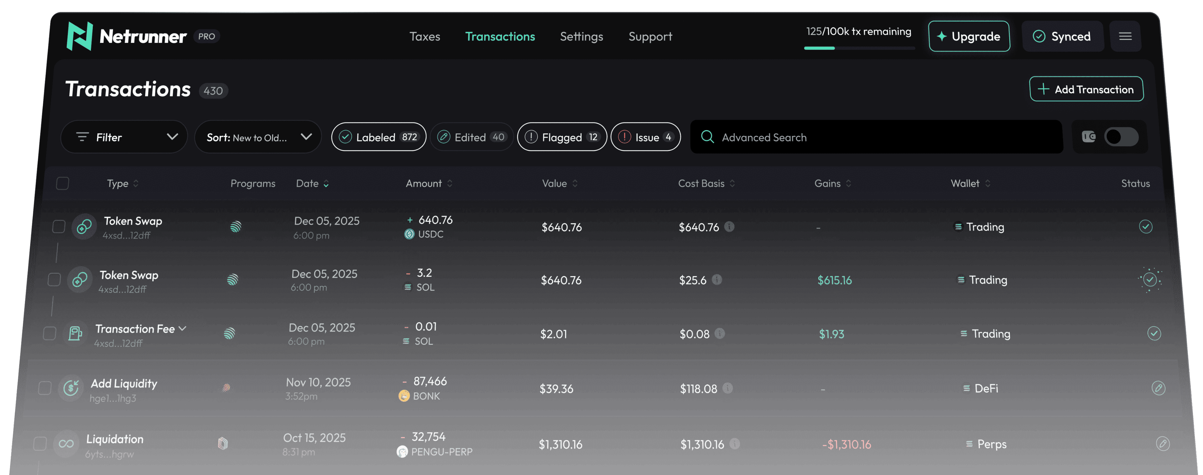 Netrunner Dashboard Preview